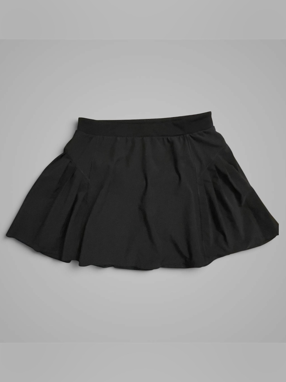 Spanx Get Moving Skort Size M Black Pleated Athletic Tennis Golf
